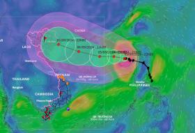 Bão Yagi sẽ lên cấp 14, có thể đánh chìm tàu lớn 
