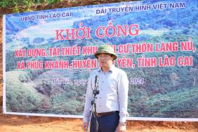 Khởi công khu tái định cư Làng Nủ 