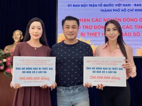 Ngọc Huyền và team Ngôi sao miệt vườn quyên góp 1,4 tỉ đồng hỗ trợ đồng bào sau bão lũ