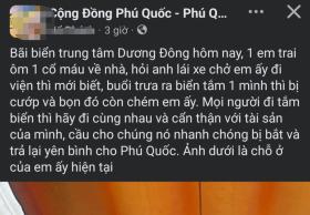 Mạng đưa tin một người đi tắm biển ở Phú Quốc bị cướp, công an đang điều tra  第1张