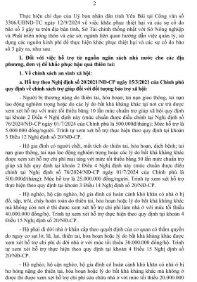 Sở Tài chính tỉnh Yên Bái hướng dẫn việc sử dụng kinh phí khắc phục thiệt hại do bão số 3