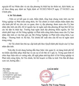 Sở Tài chính tỉnh Yên Bái hướng dẫn việc sử dụng kinh phí khắc phục thiệt hại do bão số 3