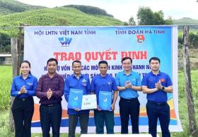  Hỗ trợ 200 triệu cho 4 mô hình kinh tế thanh niên ở Hà Tĩnh 