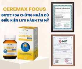  TPBVSK Ceremax Focus - Giải pháp hỗ trợ tăng cường trí nhớ, &apos;xóa sổ&apos; đau đầu nhờ công nghệ mới Phytosome 第3张