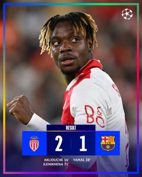 Lamine Yamal ghi bàn đầu tiên ở Cup C1, Barca thua đau Monaco