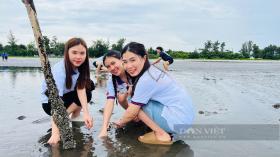 Hội Nông dân TP.Hồ Chí Minh giúp sinh viên Lào, Campuchia trải nghiệm một ngày làm nông ở Cần Giờ  第1张