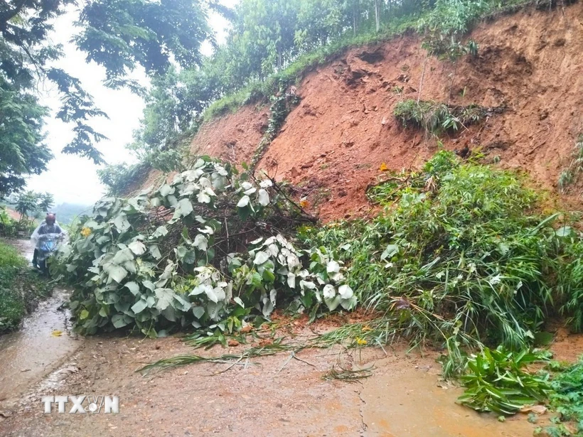  Thanh Hóa: Hạ tải quả đồi bản Đỏ chống nguy cơ sạt lở đất 