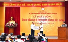 Vietcombank cập nhật tính năng chuyển tiền ủng hộ đồng bào bị ảnh hưởng bởi cơn bão số 3 và mưa lũ trên VCB Digibank