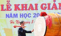  Hà Nội: Trường THCS Khương Đình khánh thành tranh tường ‘khổng lồ’ có chiều dài 63 mét 第4张