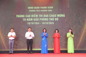  Hà Nội: Trường THCS Khương Đình khánh thành tranh tường ‘khổng lồ’ có chiều dài 63 mét 第2张