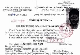  Truy nã Phó Tổng Giám đốc Newpot Quốc tế Nguyễn Như Nam