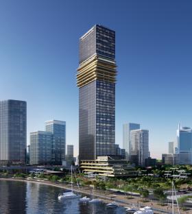 Marina Central Tower: Biểu tượng thương mại đẳng cấp tại quảng trường ven sông 