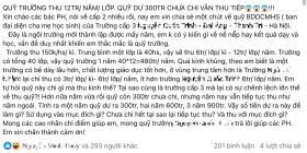 Đầu năm &quot;nóng&quot; các khoản quỹ lớp, quỹ trường: Phụ huynh “trầm cảm” vì đóng quá nhiều