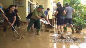 Khẩn trương khắc phục hậu quả mưa lũ, chuẩn bị đón học sinh ở Bảo Yên (Lào Cai) trở lại trường học