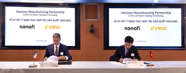  VNVC và Sanofi ký kết tiến tới hợp tác sản xuất vắc xin tại Việt Nam 第1张