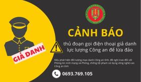  Cảnh báo mạo danh 2 phó giám đốc công an để lừa đảo