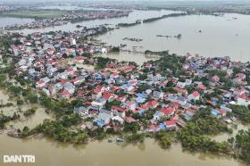 Hà Nội: Nước lũ dâng cao hơn 5m, người dân &quot;sơ tán&quot; đàn lợn lên tầng 3  第1张