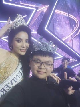  &quot;Tiết lộ sốc&quot; về nam sinh 13 tuổi thiết kế vương miện Miss Universe Vietnam 2024